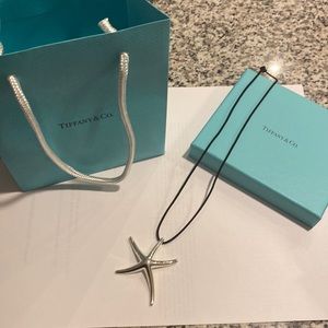 Beautiful new in its original box Tiffany & Co. Star Fish in silver